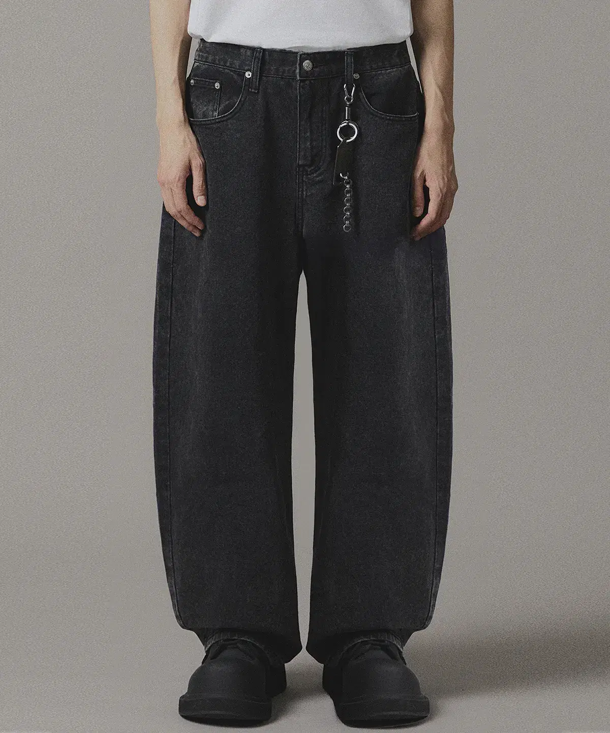 Anniversary Code Salt Washed Black Denim S
