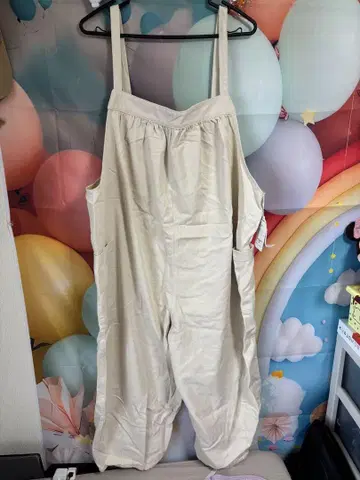 크림색 살로펫 4L 사이즈 면100%