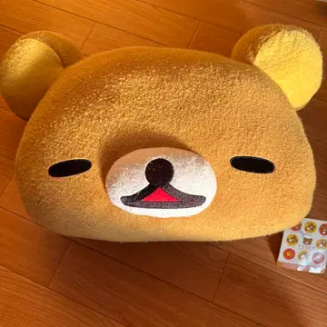 리락쿠마 특대형 얼굴 봉제 인형 폭신폭신