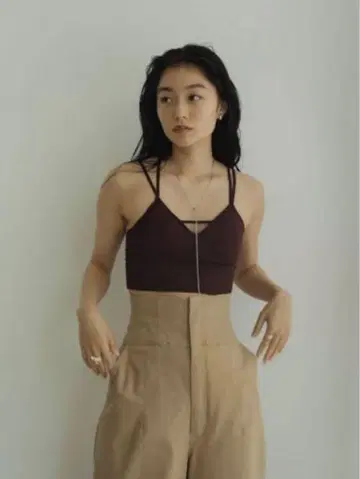 Knuth Marf V넥 브라탑 / 버건디색 새상품