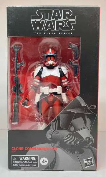 HASBRO THE BLACK CLONE COMMANDER FOX 6인치