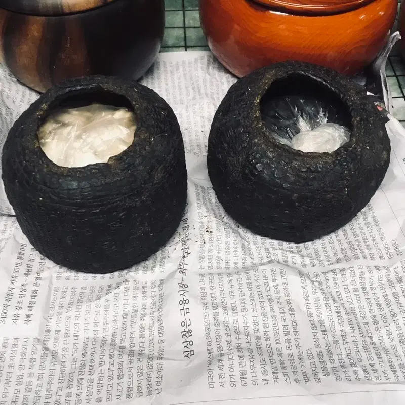 바둑 알 통