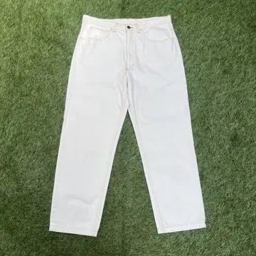 카브엠트 크림 화이트 와이드 데님 팬츠 사이즈 L