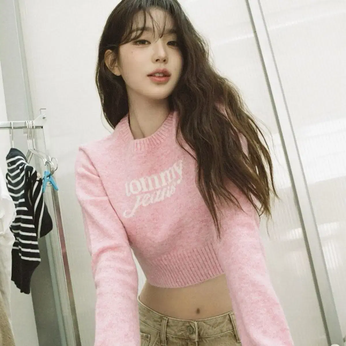 (새상품)장원영 타미 니트 S