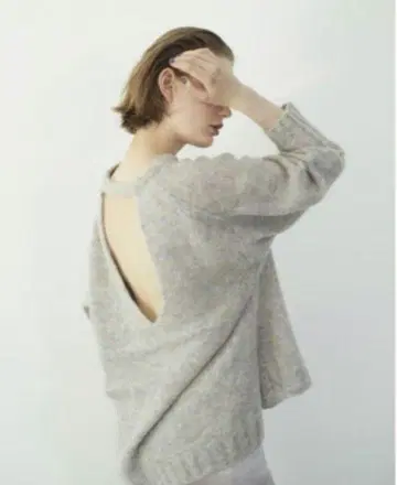 rosarymoonMohairBackOpenPullover 로자리문