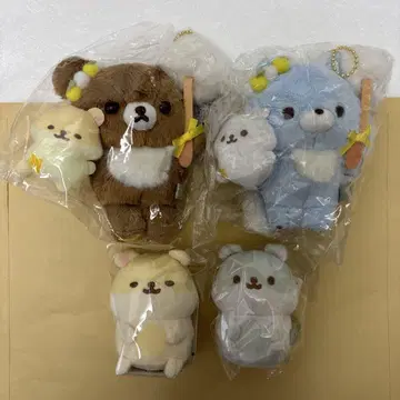 리락쿠마, 차이로이 곰, 아오이코 늑대, 킨햄, 긴햄, 봉제 인형
