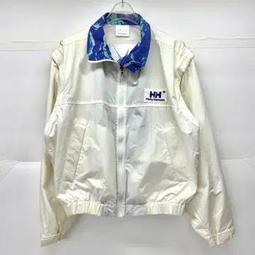 HELLY HANSEN 나일론 자켓 화이트 계열 블루 L 카모 패턴