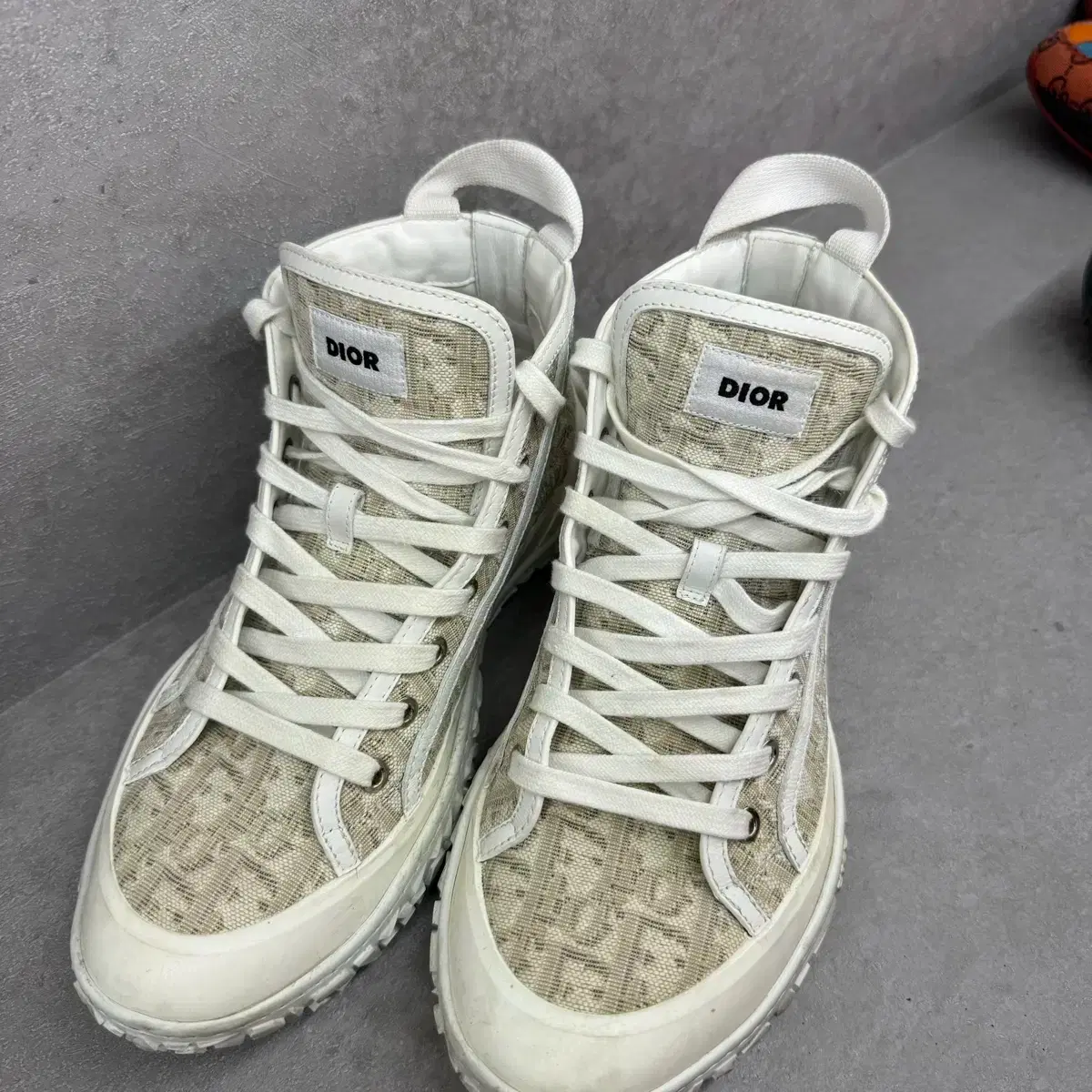 DIOR 디올 (41) Dior Oblique B28 High-top Sneakers #디올,#디올