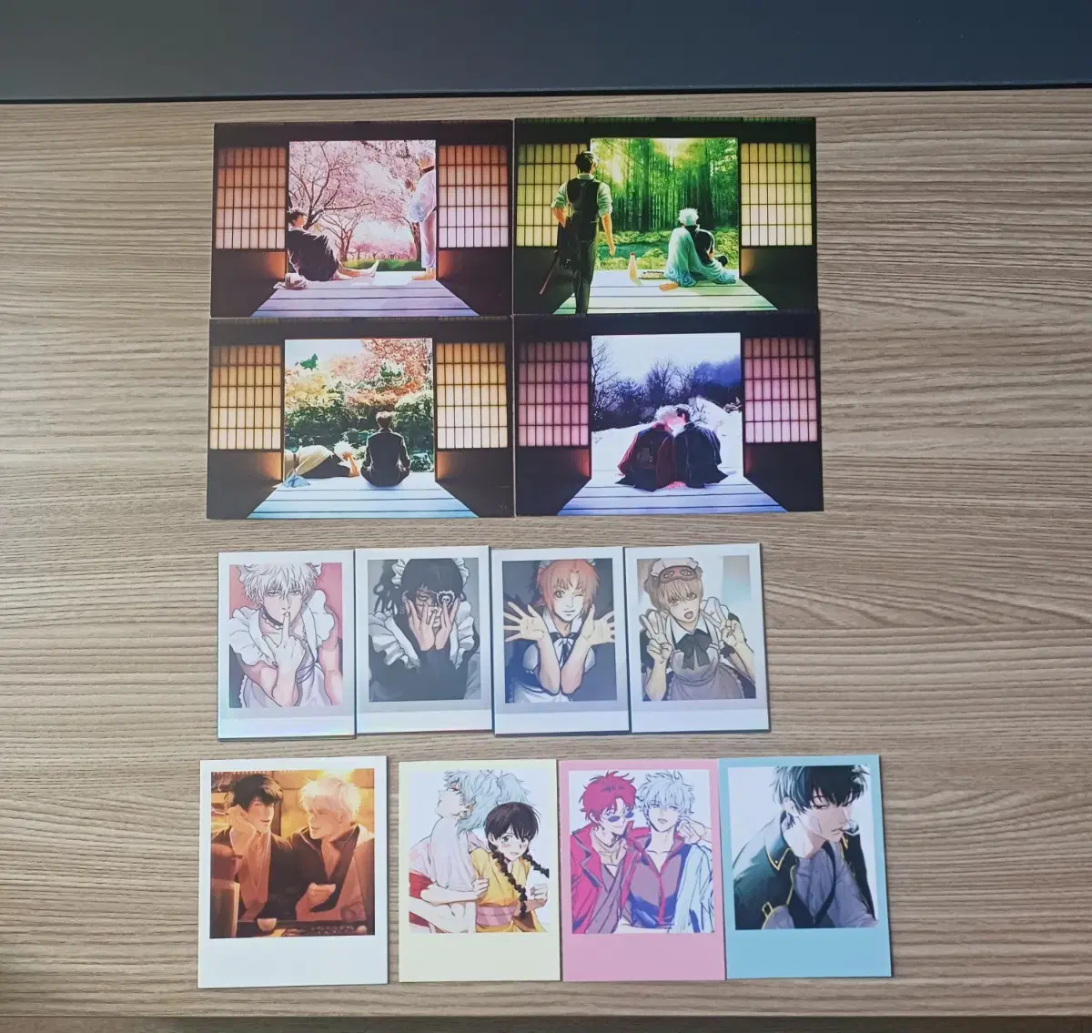 Gintama Full Bread Dandy unofficial goods Gintoki Hijikata Kamui Sogo postcard pola Bulk