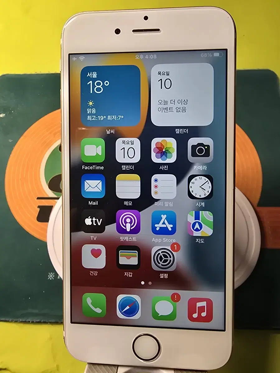 아이폰 6s. 64g 82% 로즈골드