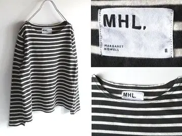 MHL. 코튼 보더 티셔츠 2 마가렛 호웰