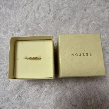 노제스 Nojess 다이아몬드 6개 0.06캐럿 K10 반지 9호