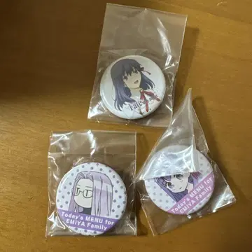 미야기 씨네 오늘의 밥상 Fate 제비뽑기 캔뱃지 마토기 벚꽃 라이더