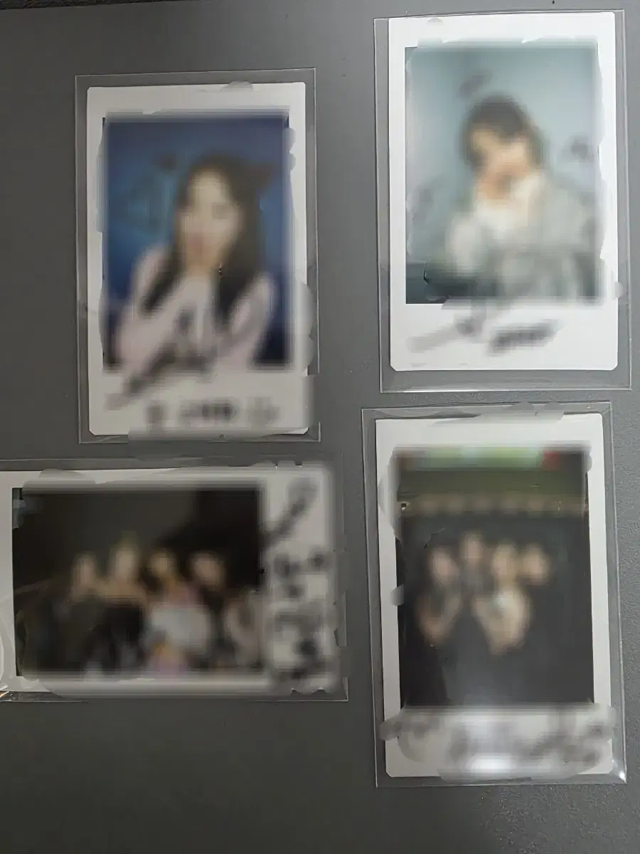 fifty fifty sign polaroid [Group, Individual]