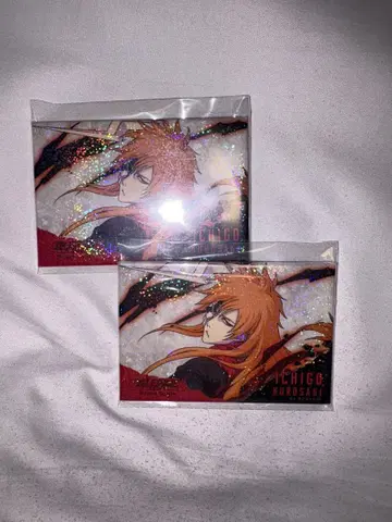 BLEACH 블레스솔 스퀘어 캔뱃지 쿠로사키 이치고