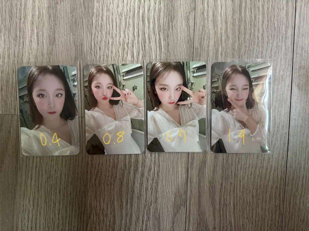 여자아이들 아이들 미연 민니 소연 우기 슈화 I burn 포토카드 포카
