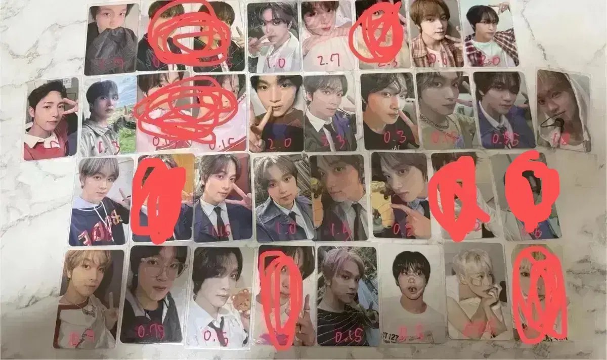 해찬마크도영 엔시티 포카 판매(가격내림