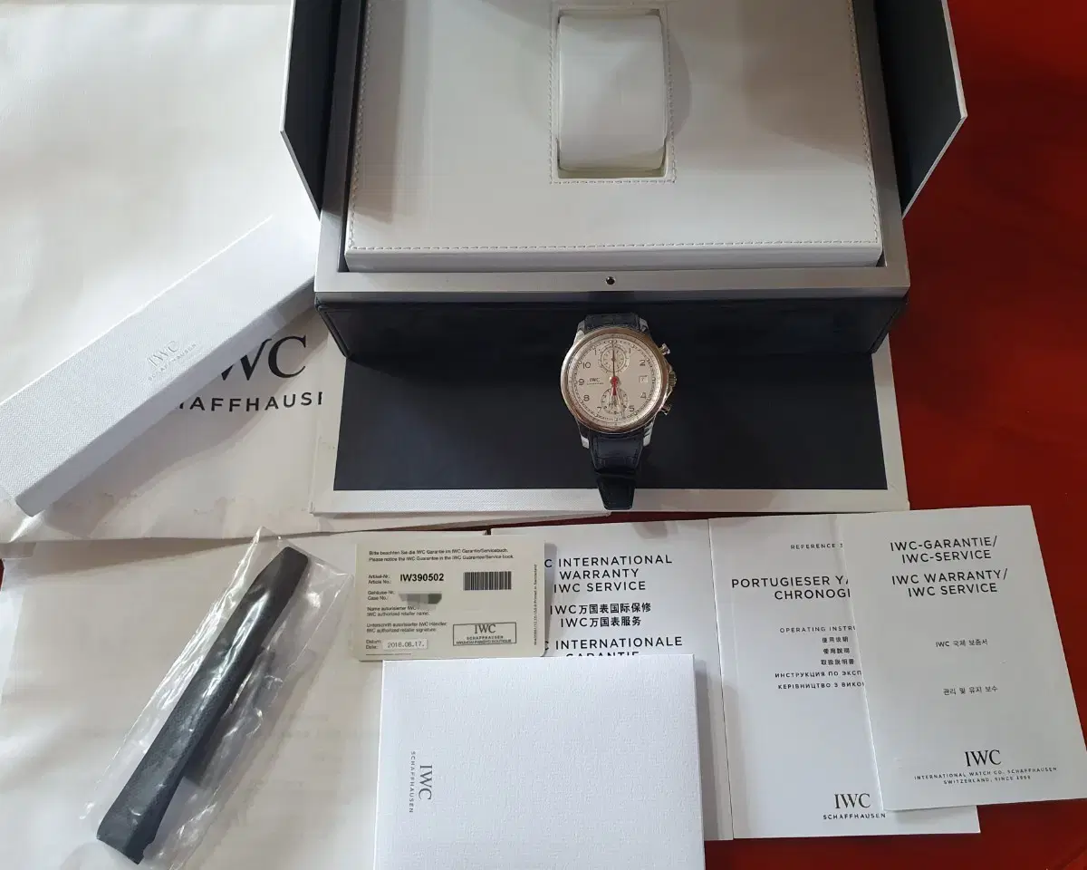 iwc 포르투기저 요트클럽 모델 (iw390502)