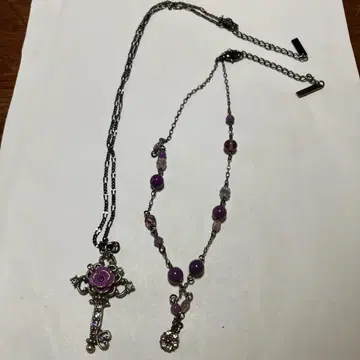 ANNA SUI 2줄 목걸이