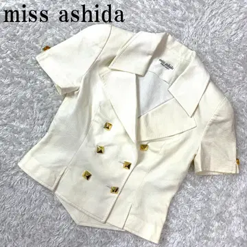 miss ashida 미스 아시다 반팔 자켓 화이트 7 B9836