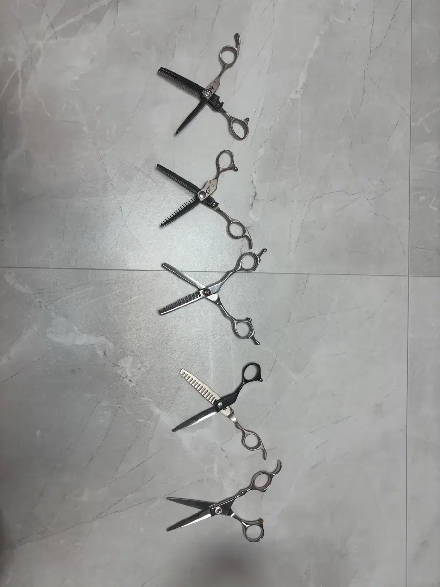 Beauty salon beauty scissors set (special double-edged blade)