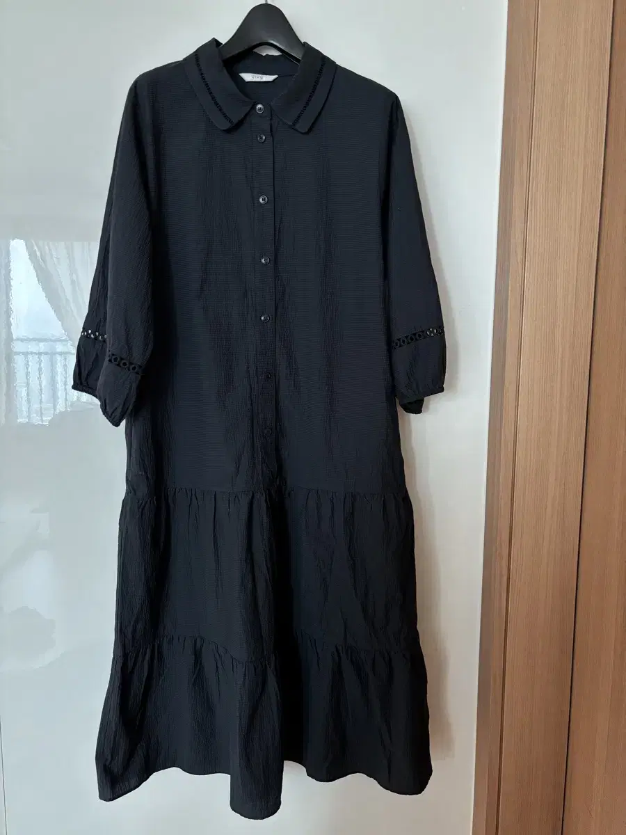Kibibasuljimi Balloon-sleeved Long Kankan ONEPIECE Malmook Attending a School Event Look Guest Look