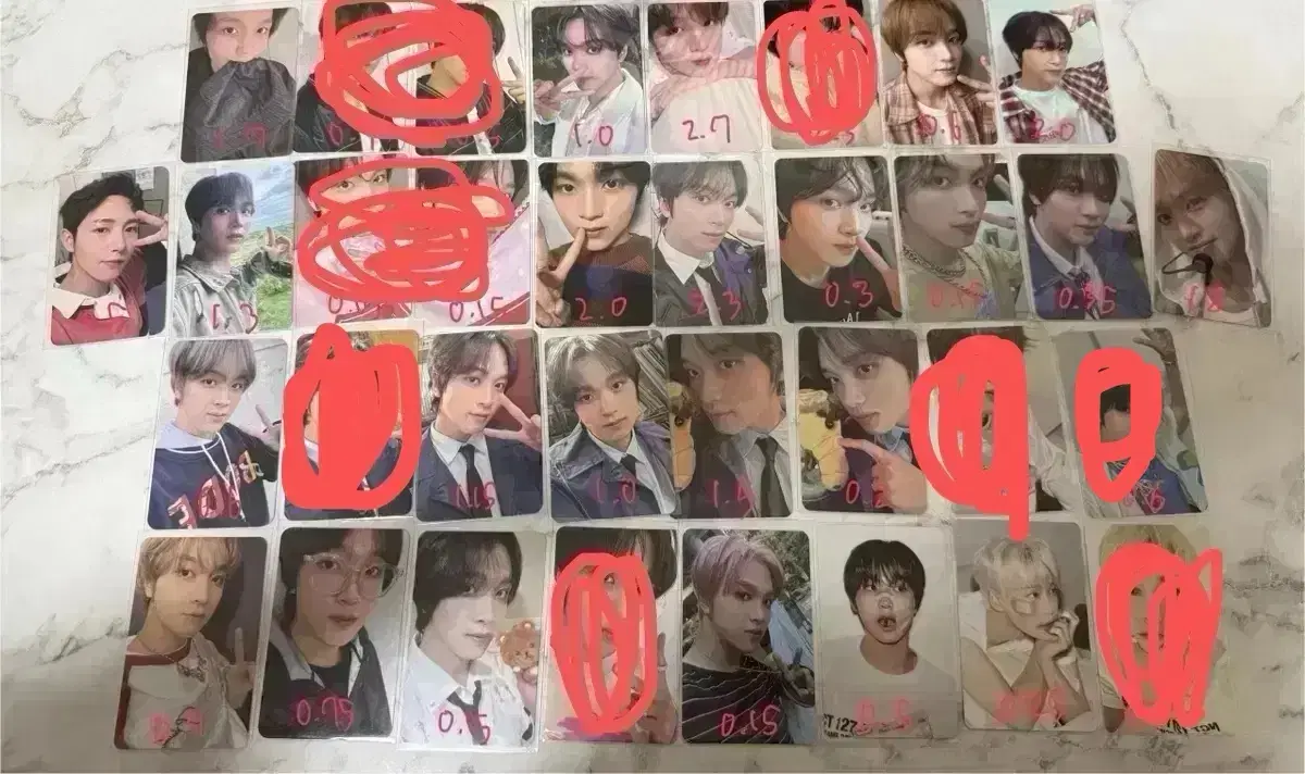해찬마크도영 엔시티 포카 판매(가격내림