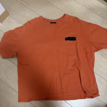 atmark @tmark 앳마크 티셔츠 오렌지색 orange 구제 의류