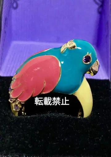 ANNA SUI 반지 앵무새 새 트리 반지 안나수이 레어