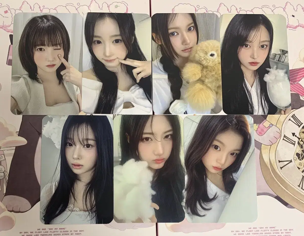 7장일괄)세이마이네임 사운드웨이브 미공포 포카 포토카드 SAYMYNAME