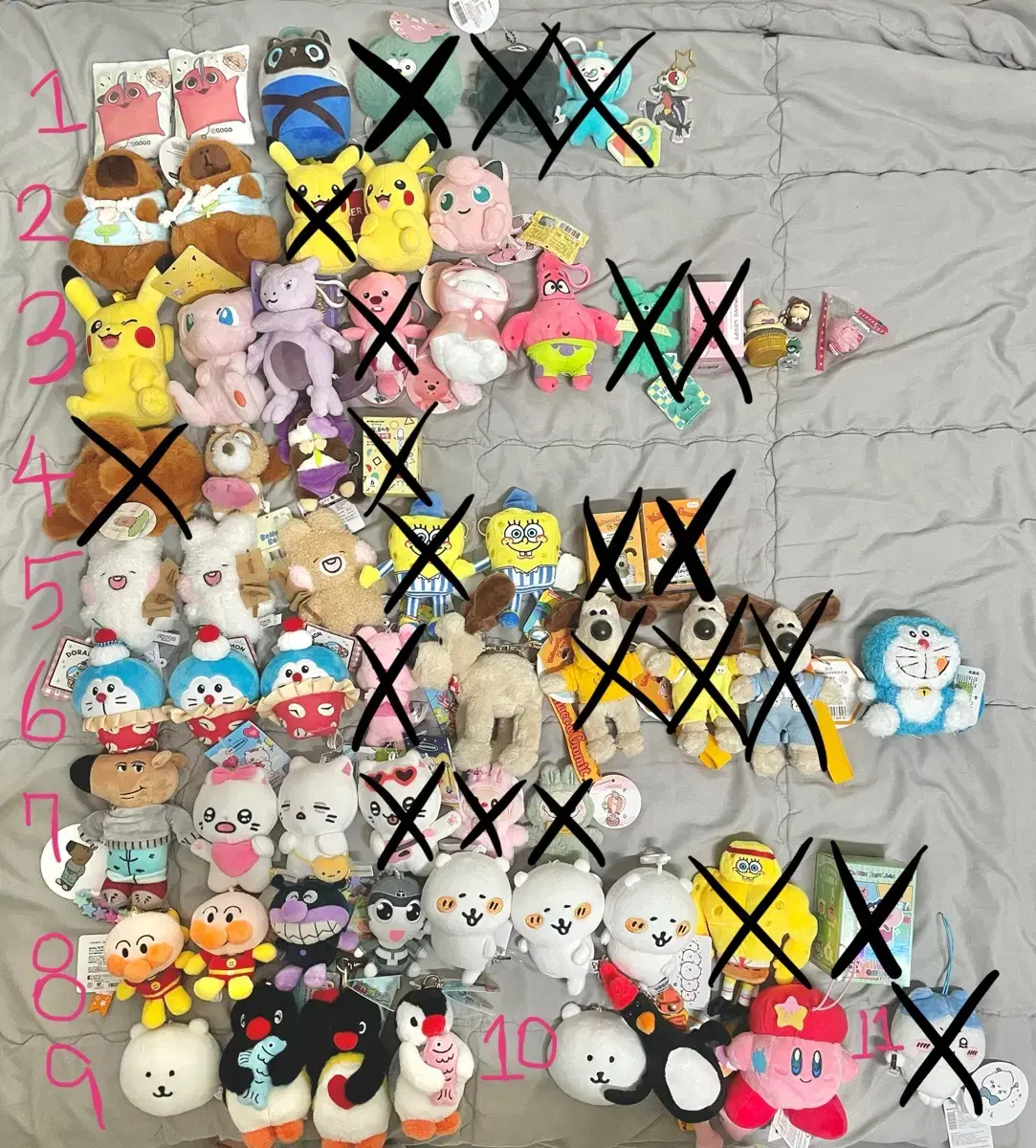 Pokémon Wallace & Gromit Spongebob Nongdamgom Figure Pingu Chunbae Anpanman lew Jjanggu Manjakgwi Doraemon