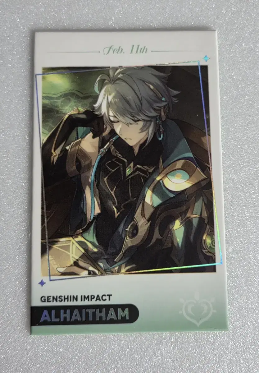 Genshin Impact Mega Coffee photocard Alchymist 2
