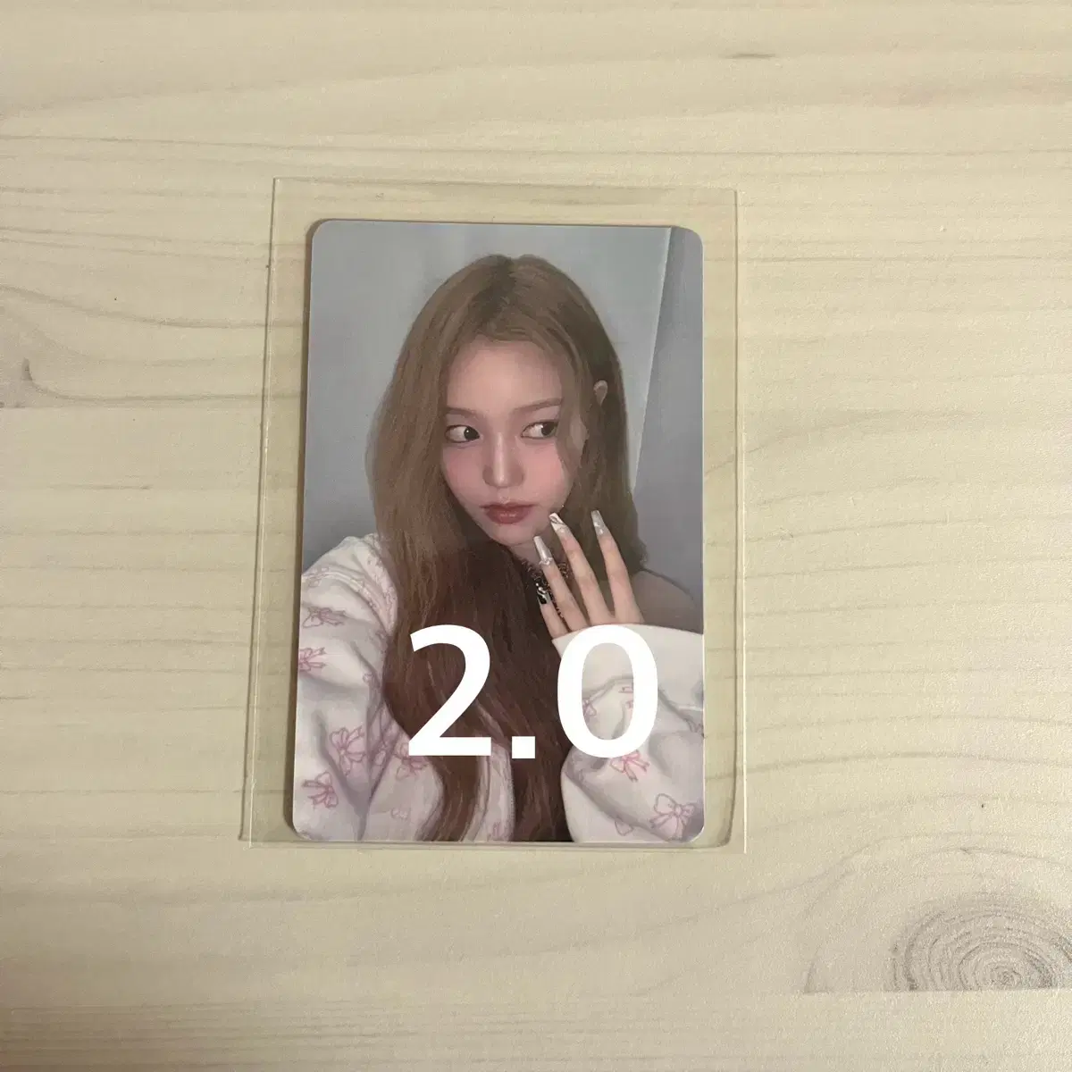 이즈나 정세비 타워레코드 특전 포카 미공포 양도 판매 izna 일본
