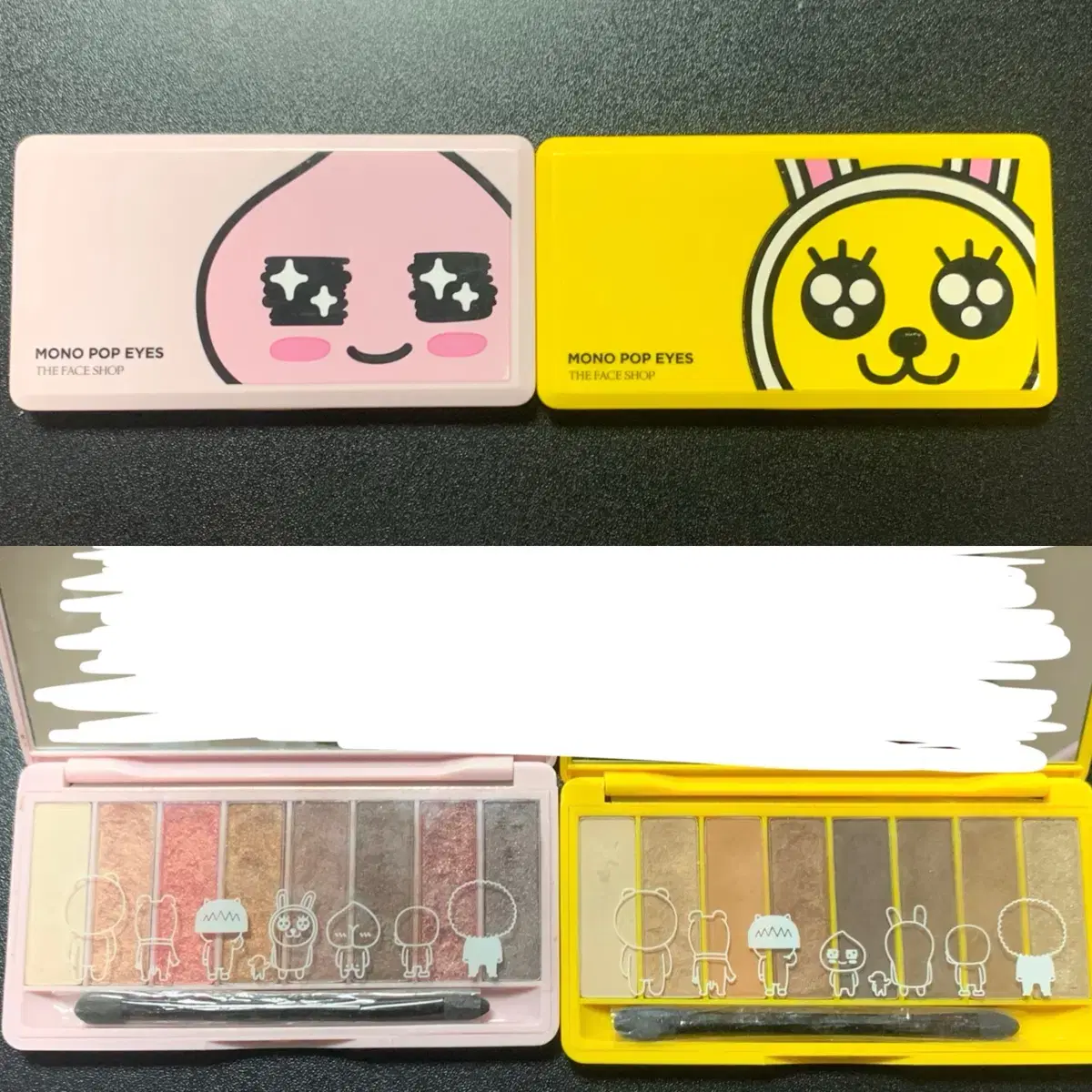 (Bulk sales) The Face Shop Mono Pop Eyes Shadow Daily Mushroom/Lovely Peach