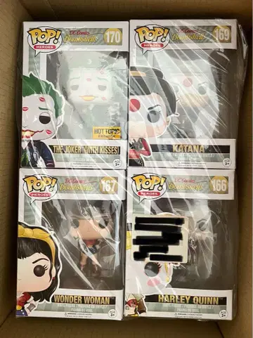 FUNKO POP 원더우먼 할리 퀸 카타나 조커