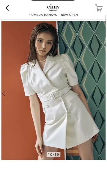 그레이스 재킷 미니 드레스 eimy istoire