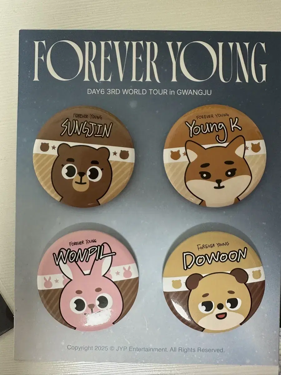 Day 6 Gwangju Concert Badge Sold Individually