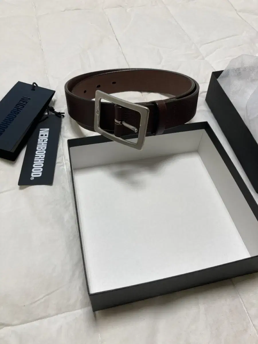 NAVER Hooded Leather Belt