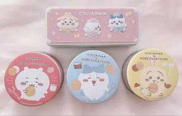 치이카와(먼작귀) 캔 4종 세트 토끼 하치와레