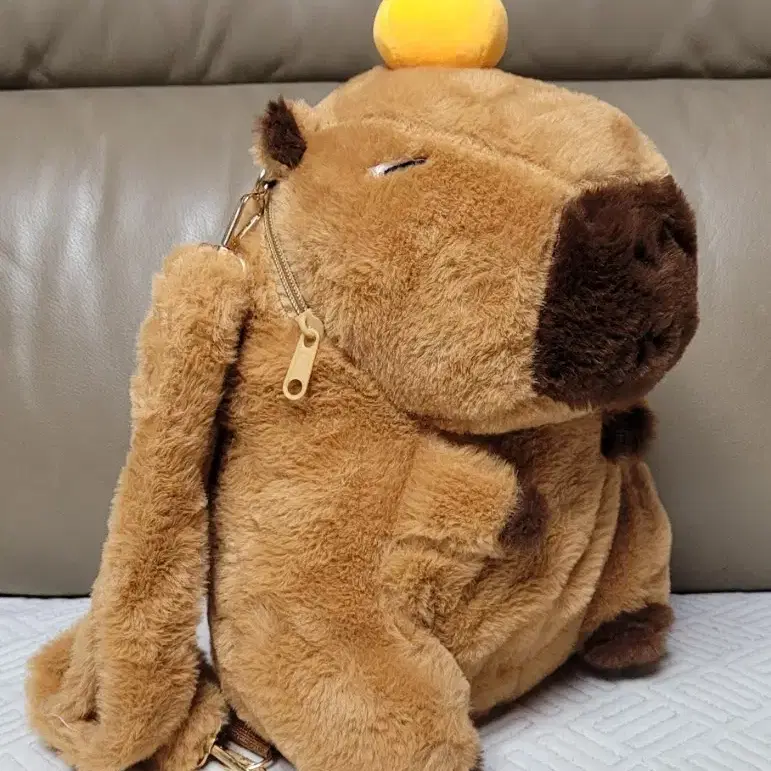 [새상품]카피바라 백팩 중대형인형/중형인형