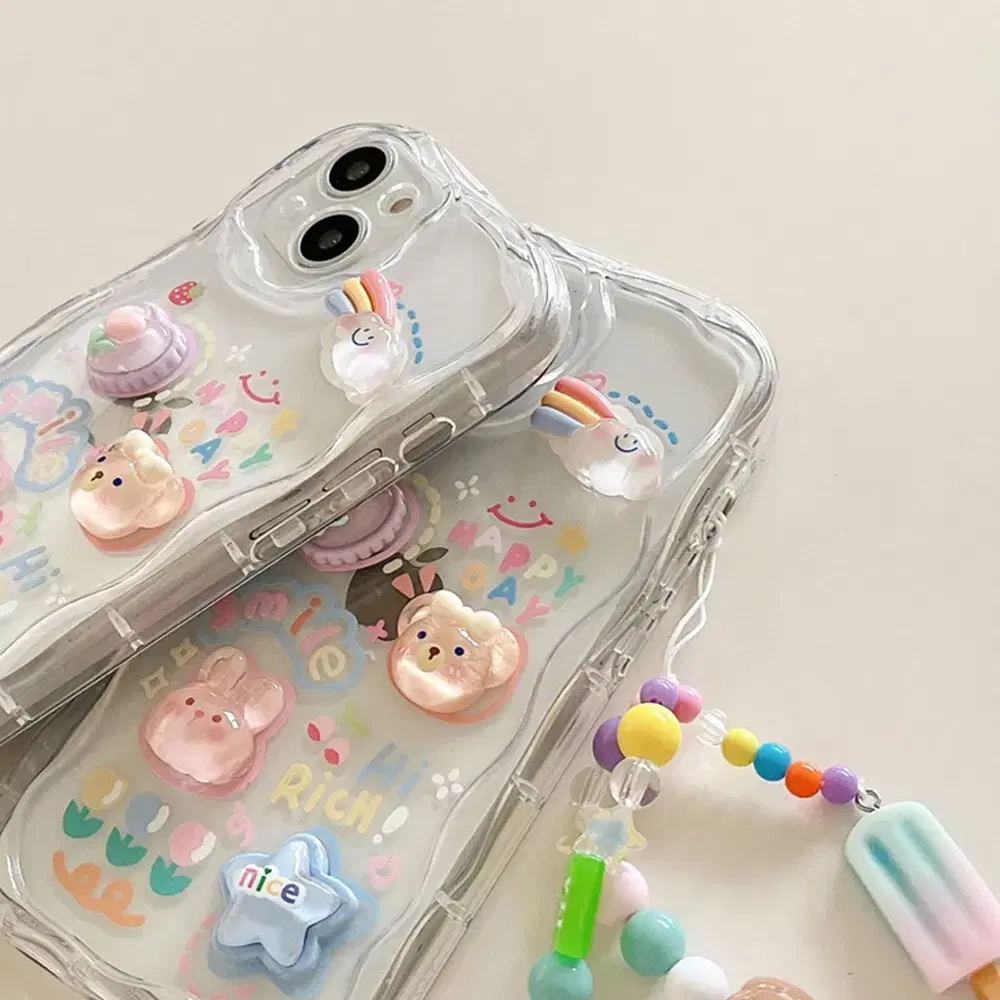 Cute Animal Strap Case for iPhone 17 16 15 14 13 12 Mini  #아이폰케이스,#케이스,#귀여운케이스,#핸드폰케이스,#폰케이스 on Bunjang Global Site.
