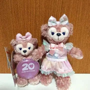 컬러풀 해피니스 셰리 메이 봉제 인형 배지 및 참 세트 H