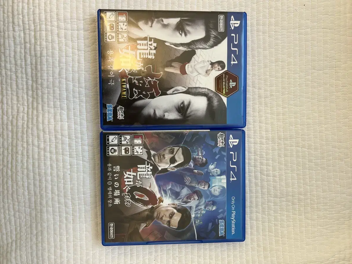 용과 같이 극1, 용과 같이 제로 ps4 타이틀