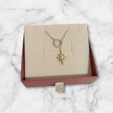 루나 스노우플레이크 목걸이 - 골드 / F