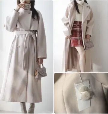 dazzlin 2Way 컬러 레이디 코트 다즐린 S 핑크