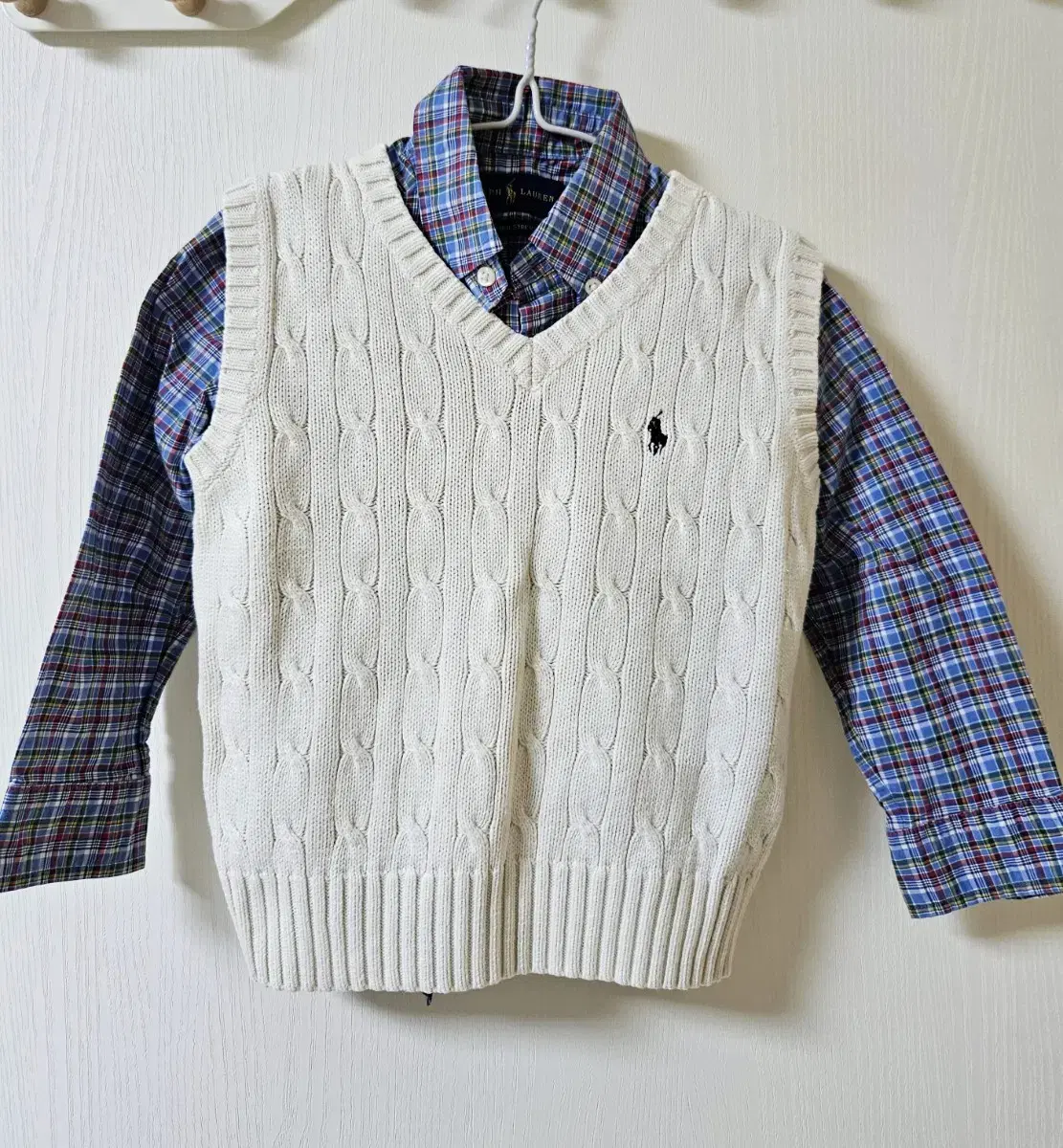 POLO KIDS KNIT VEST 4T