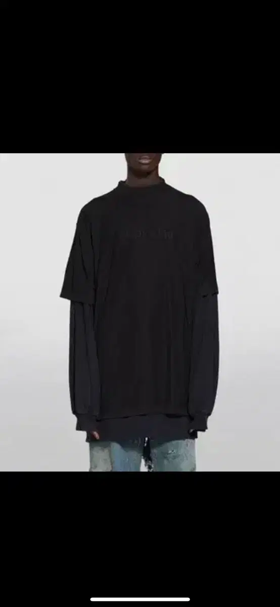 Balenciaga Inside Out Layered Long Sleeve