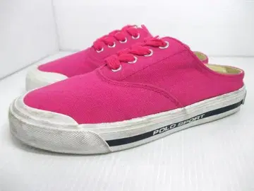 랄프 로렌 폴로 스포츠 샌들 스니커즈 뮬 핑크