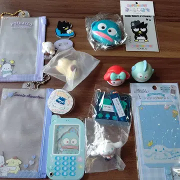 산리오 한교동 배드마츠마루 마이멜로디 폼폼푸딩 한꺼번에