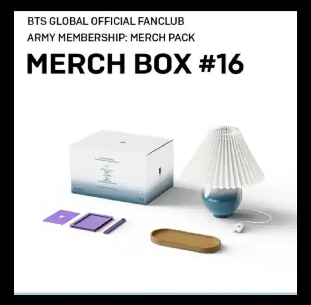 방탄소년단 머치박스 16 BTS MERCH BOX #16